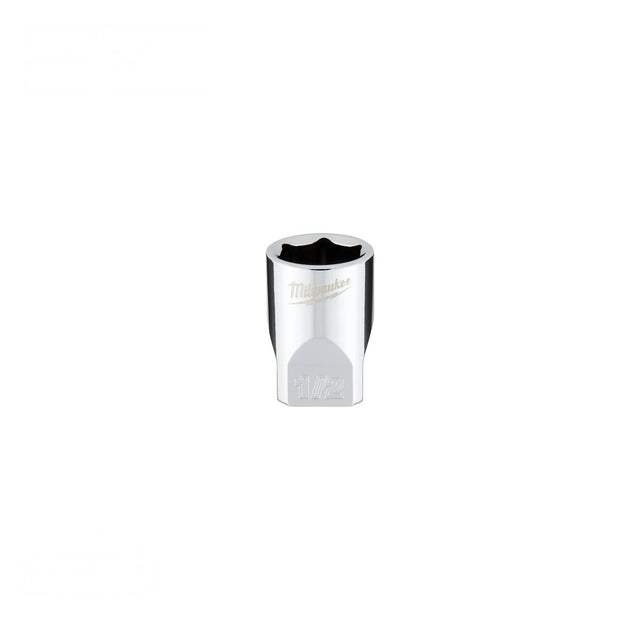 Milwaukee 45-34-9009 1/4" Drive 1/2" SAE 6-Point Deep Socket with Four Flat Sides