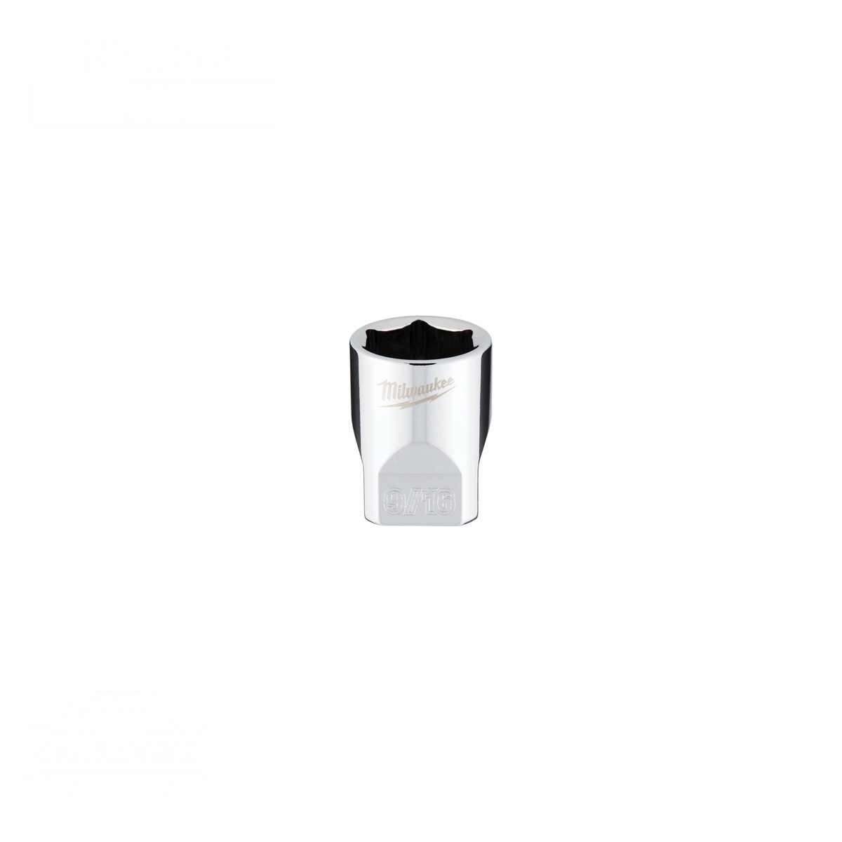 Milwaukee 45-34-9010 1/4" Drive 9/16" SAE 6-Point Socket with Four Flat Sides