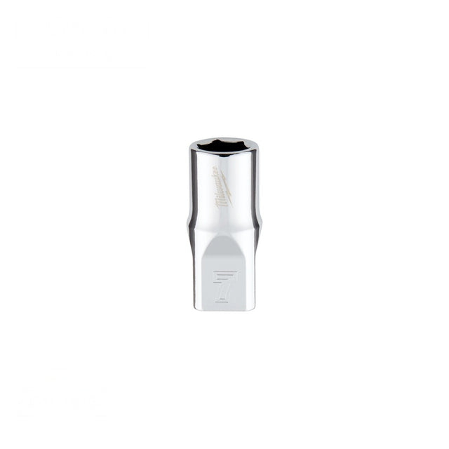 Milwaukee 45-34-9033 1/4" Drive 7mm Metric 6-Point Socket with Four Flat Sides