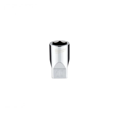 Milwaukee 45-34-9036 1/4" Drive 10mm 6-Point Metric Socket with Four Flat Sides Anti Roll