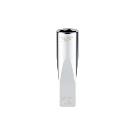 Milwaukee 45-34-9048 1/4" Drive 10mm Metric 6-Point Deep Socket with Four Flat Sides