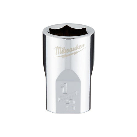 Milwaukee 45-34-9064 3/8" Drive 1/2" SAE 6-Point Socket with Four Flat Sides
