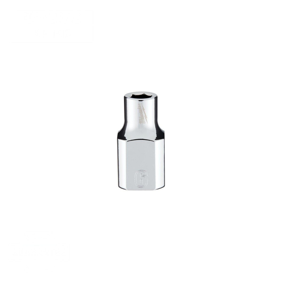 Milwaukee 45-34-9076 3/8" Drive 6mm 6-Point Metric Socket with Four Flat Sides