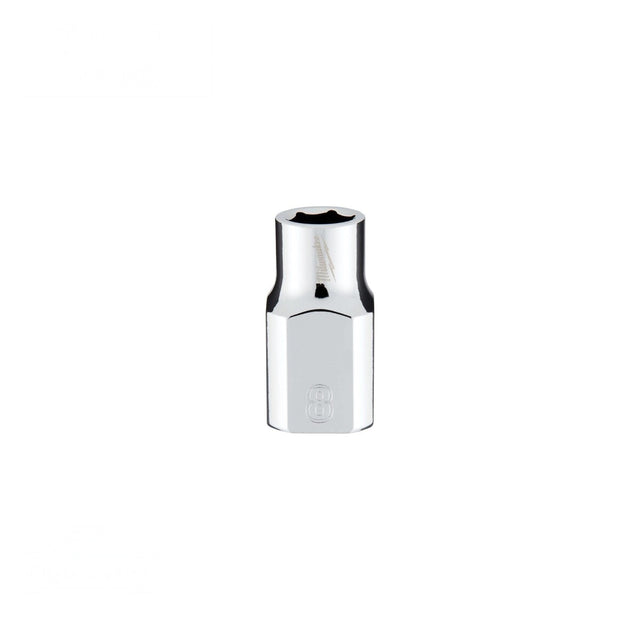 Milwaukee 45-34-9078 3/8" Drive 8 mm Metric 6-Point Socket with Four Flat Sides