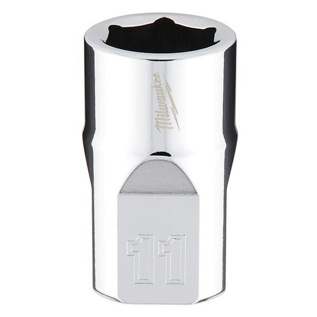 Milwaukee 45-34-9081 3/8" Drive 11 mm Metric 6 Point Standard Socket with Four Flat Sides