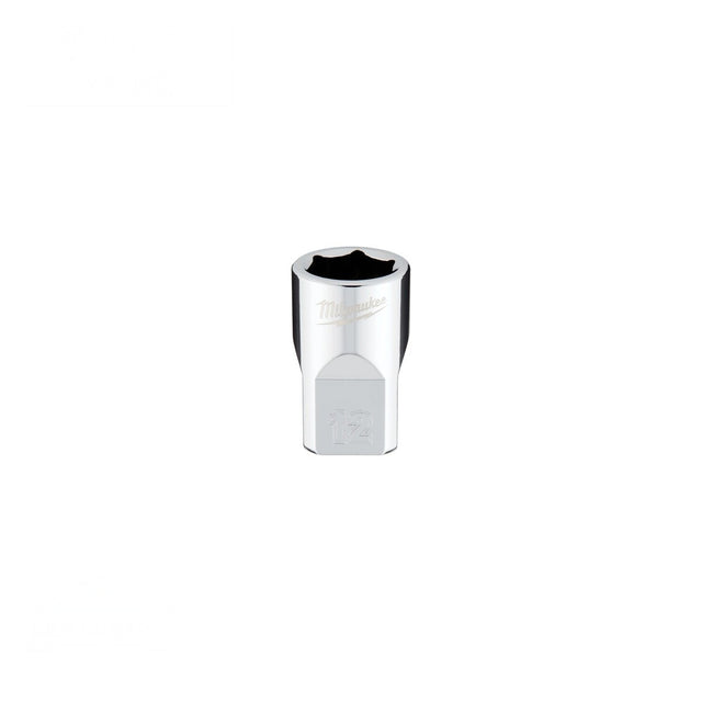Milwaukee 45-34-9082 3/8" Drive 12 mm 6-Point Metric Socket with Four Flat Sides