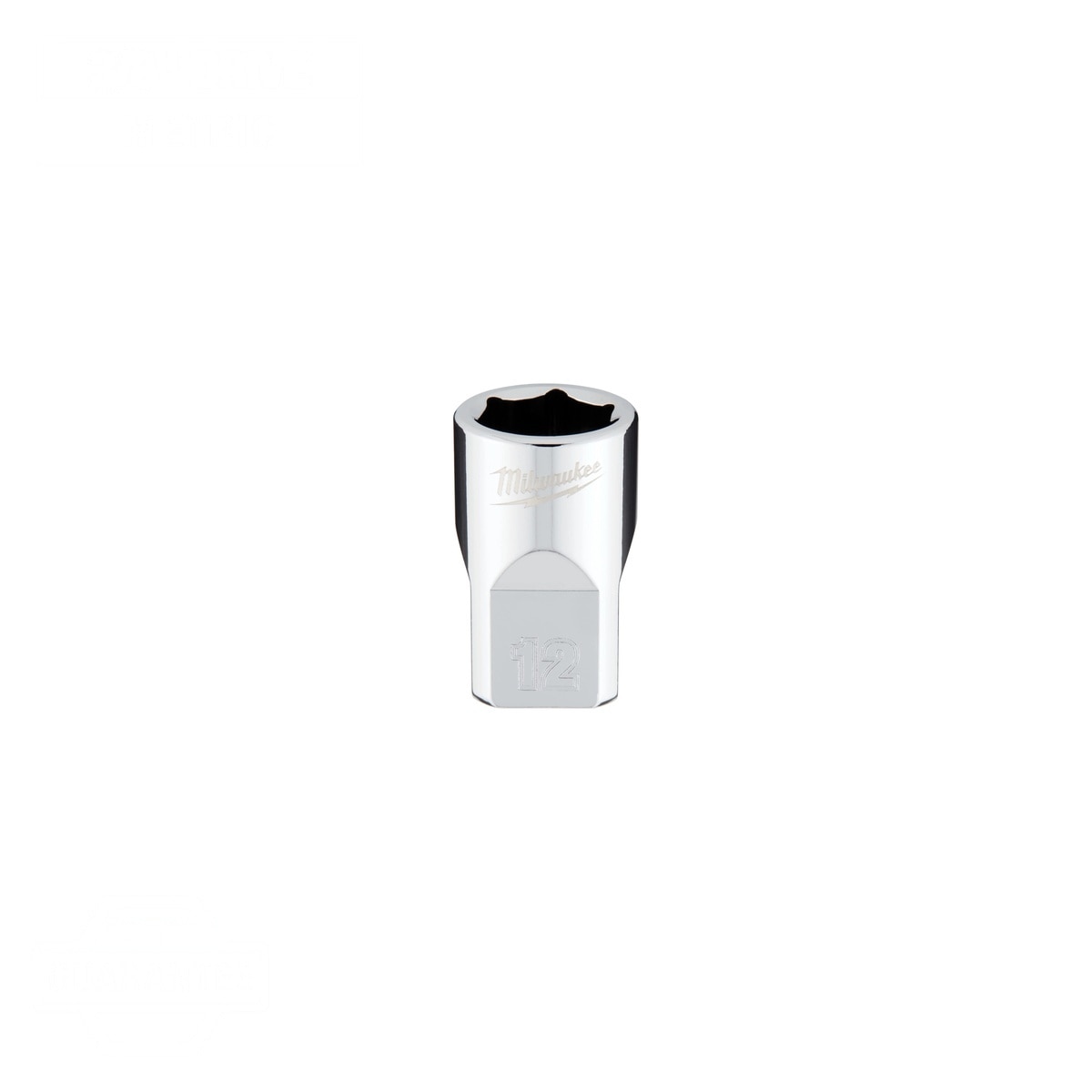 Milwaukee 45-34-9082 3/8" Drive 12 mm 6-Point Metric Socket with Four Flat Sides