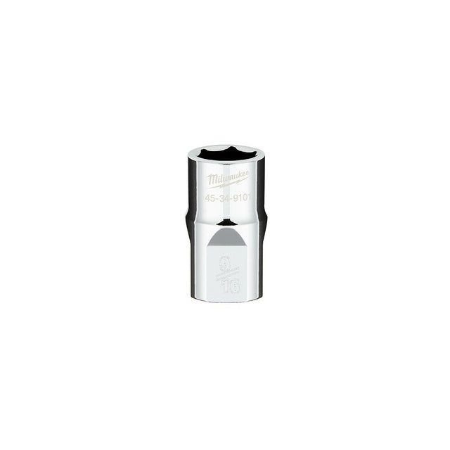 Milwaukee  45-34-9101 1/2" Drive 9/16" SAE 6-Point Socket with FOUR FLAT™ Sides