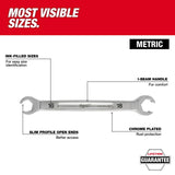 Milwaukee 45-96-8351 10mm X 12mm Double End Flare Nut Wrench - 2