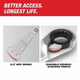 Milwaukee 45-96-9306 6mm Ratcheting Combination Wrench - 4