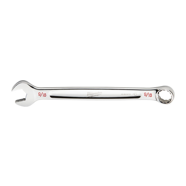 Milwaukee 45-96-9418 9/16" SAE Combination Wrench with Max Bite Open End Grip