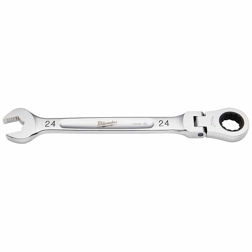 Milwaukee 45-96-9624 24mm Flex Head Ratcheting Combination Wrench - 2