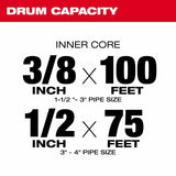 Milwaukee 47-53-2817 Drum w/ Anchor Cable for M18 Drum Machine - 2