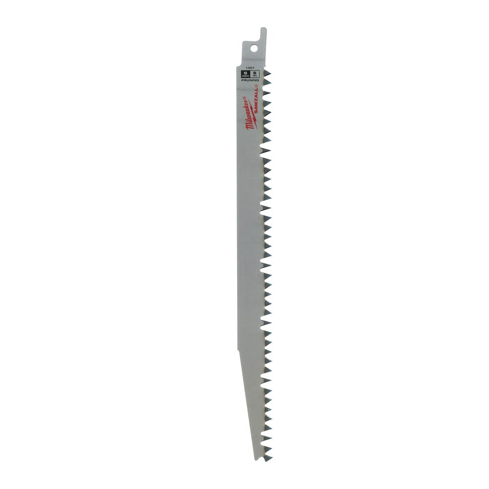 Milwaukee 48-00-1301 Sawzall Blade Wood 5 Teeth per Inch 9-Inch Length, 5 Pack