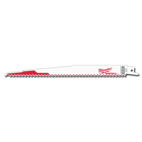 Milwaukee 48-00-5036 9" x 6TPI Bi-Metal Super Sawzall Blade 5-Pack