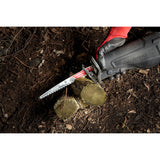 Milwaukee 48-00-5231 6" 3 TPI The AX™ with Carbide Teeth for Pruning & Clean Wood SAWZALL® Blade 1PK - 12