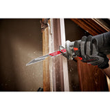 Milwaukee 48-00-5243 12" 6 TPI Wrecker Sawzall Blade with Carbide Teeth - 11