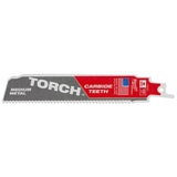 Milwaukee 48-00-5251 6" Reciprocating Saw Blade 10TPI The TORCH with Carbide Teeth for Medium Metal 1PK