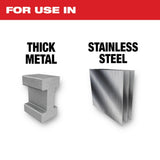 Milwaukee 48-00-5301 6" 7TPI Torch Metal Cutting Sawzall Blade with Carbide Teeth, 3 Pack - 4