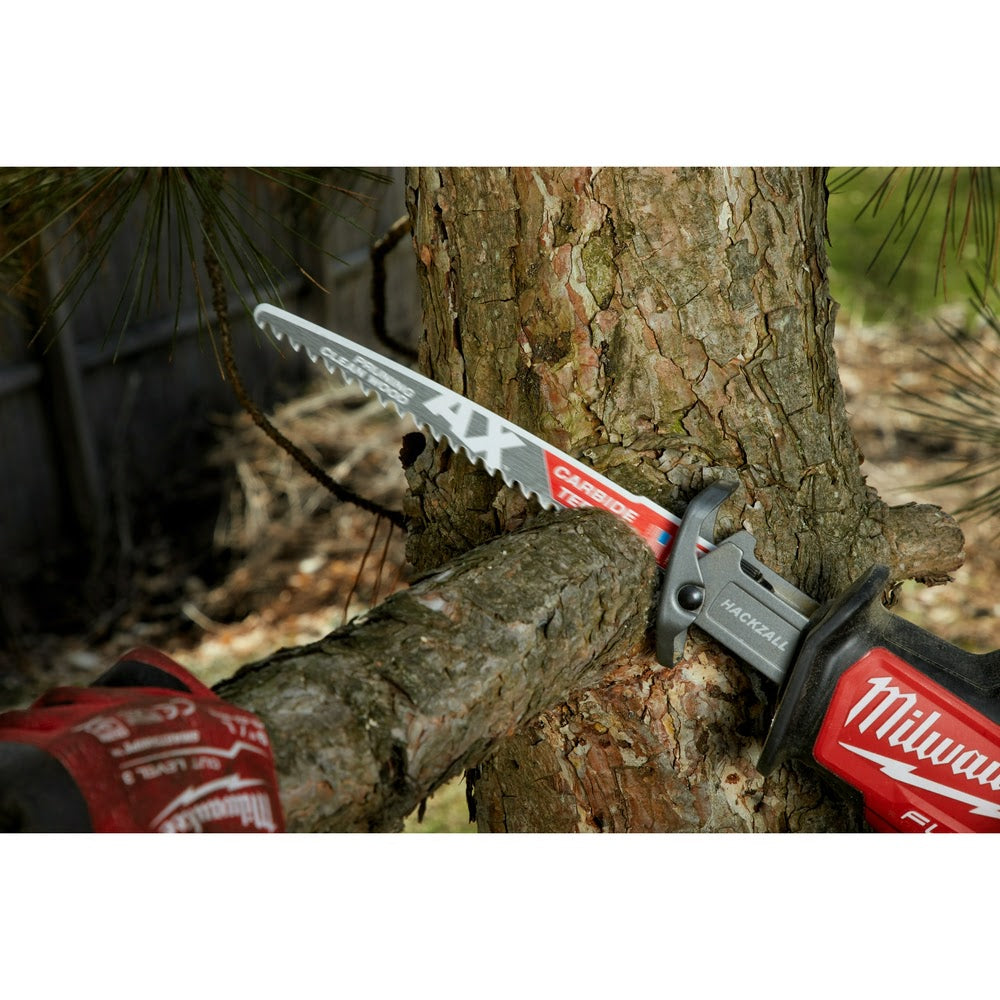 Milwaukee 48-00-5331 6" 3 TPI The AX™ with Carbide Teeth for Pruning & Clean Wood SAWZALL® Blade 3PK - 12