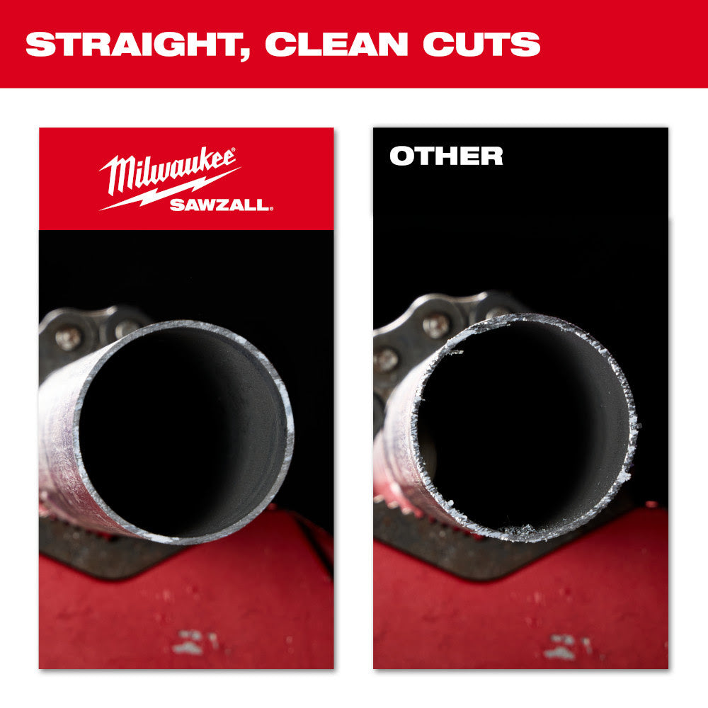 Milwaukee 48-00-5352 9" Reciprocating Saw Blade 10TPI The TORCH with Carbide Teeth for Medium Metal 3PK - 6