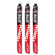 Milwaukee 48-00-5362 9" 7TPI The TORCH with NITRUS CARBIDE for CAST IRON 3PK