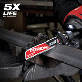 Milwaukee 48-00-5363 12” 7TPI The TORCH™ with NITRUS Carbide™ for Cast Iron SAWZALL®  Blade 3PK - 5