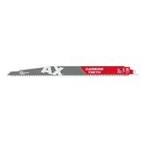 Milwaukee 48-00-5527 12" 5TPI AX with Carbide Teeth Sawzall Blade, 5 Pack