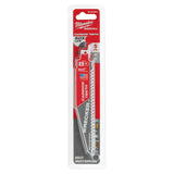 Milwaukee 48-00-5541 6" 6 TPI THE WRECKER™ with Carbide Teeth SAWZALL® Blade 5PK - 11