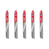 Milwaukee 48-00-5552 9" Reciprocating Saw Blade 10TPI The TORCH with Carbide Teeth for Medium Metal 5PK - 13