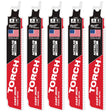 Milwaukee 48-00-5561 6" 7TPI The TORCH with NITRUS CARBIDE for CAST IRON 5PK