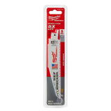 Milwaukee 48-00-5701 WRECKER Multi-Material SAWZALL Blade 6" 7/11TPI 5 Pack - 11