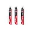 Milwaukee 48-00-6351  6" Reciprocating Saw Blade 10TPI The TORCH with NITRUS CARBIDE Teeth for Medium Metal 3PK 