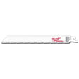 Milwaukee 48-00-8093 Super Sawzall Blade 8/12 Teeth per Inch 8-Inch Length, 25 Pack