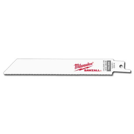 Milwaukee 48-00-8182 Super Sawzall Blade 14 Teeth per Inch 6-Inch Length, 25 Pack