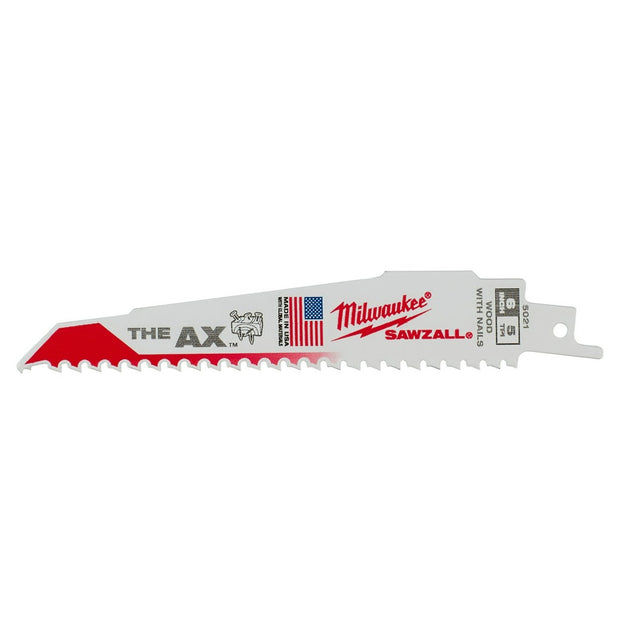 Milwaukee 48-01-2001 6 in. 5 TPI The Ax™ SAWZALL® Blades-Bulk 10