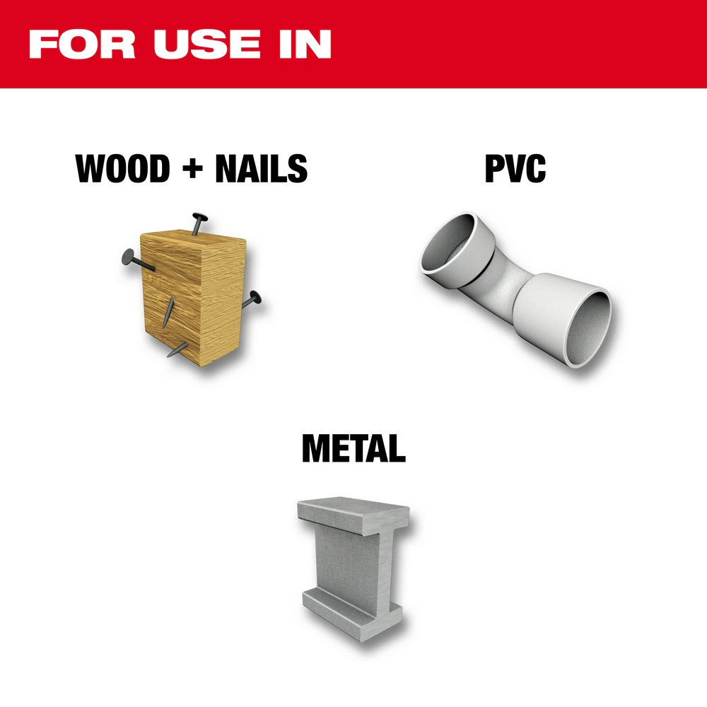 Milwaukee 48-01-2073 8 in. 8/12 TPI Thin Kerf SAWZALL® Blades-Bulk 10 - 3