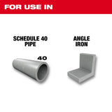 Milwaukee 48-01-2187 9" 14 TPI Thin Kerf Sawzall Reciprocating Saw Blades for Medium Metal - 3