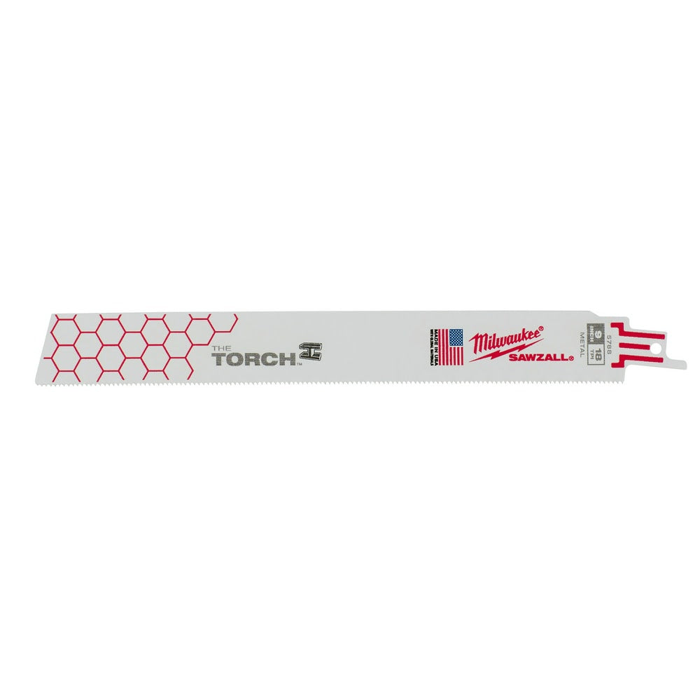 Milwaukee 48-01-2768 9 in. 18 TPI THE TORCH™ SAWZALL® Blade-Bulk