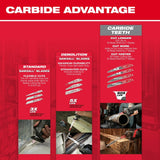 Milwaukee 48-01-6037 12" x 6TPI Bi-Metal Super Sawzall Blade 50-Pack - 6