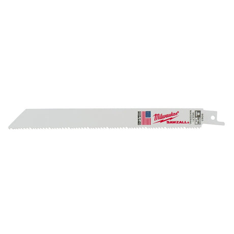 Milwaukee 48-01-6093 8" x 8/12TPI Bi-Metal Super Sawzall Blade (50 Pack)