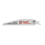 Milwaukee 48-01-7701 WRECKER Multi-Material SAWZALL Blade 6" 7/11TPI (100 Pack)