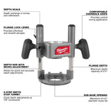 Milwaukee 48-10-2838 1/2" Router Plunge Base - 3