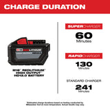 Milwaukee 48-11-1812 M18 REDLITHIUM High Output HD12.0 Battery Pack - 10