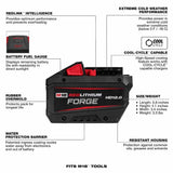 Milwaukee 48-11-1813 M18 REDLITHIUM FORGE HD12.0 Battery Pack - 19