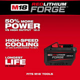 Milwaukee 48-11-1814 M18 REDLITHIUM FORGE HD12.0 12Ah Lithium-Ion Battery Pack (10 Pack) - 3