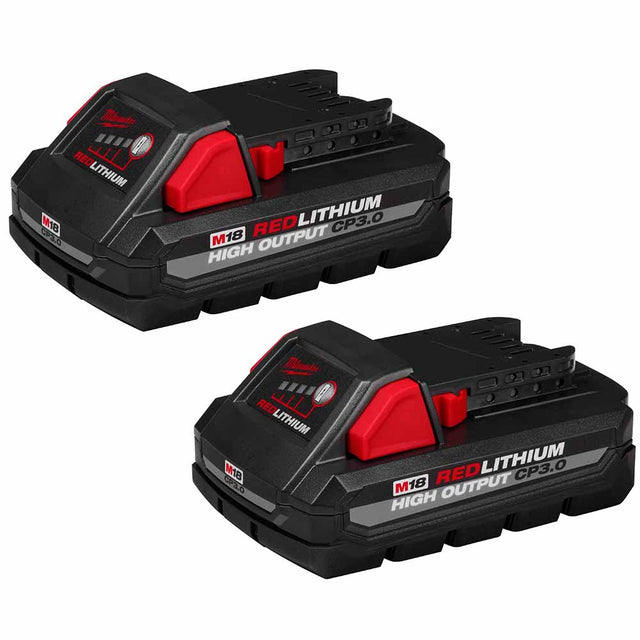 Milwaukee 48-11-1837 M18 REDLITHIUM HIGH OUTPUT CP3.0 Battery 2-Pack