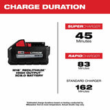 Milwaukee 48-11-1880 M18 REDLITHIUM HIGH OUTPUT XC8.0 BATTERY - 5