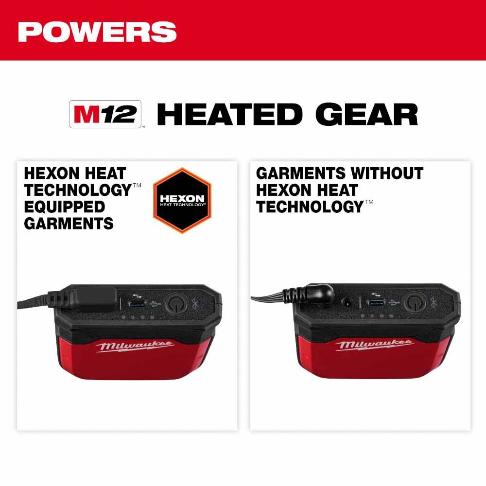 Milwaukee 48-11-2330 Heated Gear Power Source w/ App Control - 2