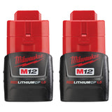 Milwaukee 48-11-2411 M12 REDLITHIUM Compact Battery Two Pack